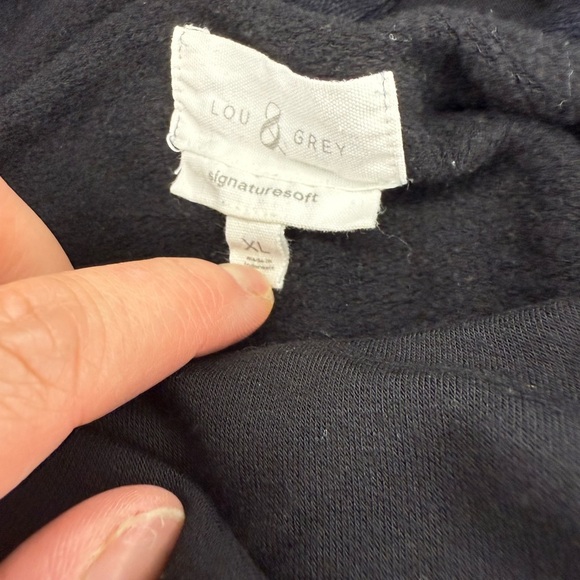 Lou & Gray for Loft Cowl Neck Shirttail hem Sweater - Picture 5 of 5